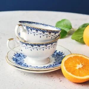 크로셰 커피세트 4p