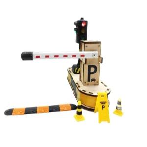 주차장모형 미니어쳐 주차차단기 소품 다이캐스트 프라모델