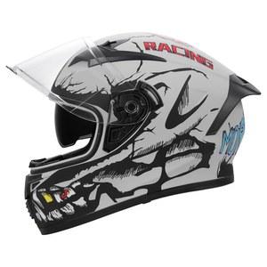 풀 페이스 모터사이클 헬멧 DOT 인증 u2013 경량 ABS 쉘, 선쉴드 및 클리어 바이저가 장착된 스트리트 바이크 모델, 환기 시스템, 남녀용 탈착식 라이너