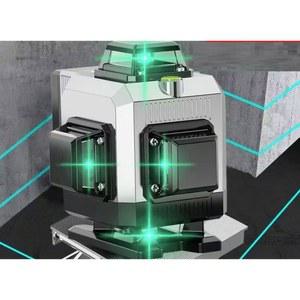 수평기 레벨기 16라인 방수 회전 360 그린 배터리 적색광 레벨링 오토