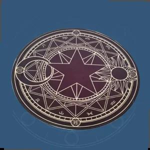 타로 스프레드 천 휴대용 마법진 카드 매트 60cm