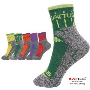 카투스 여성 등산 미니 단목 양말 5족 1세트 고급연사 스포츠 등산 국산