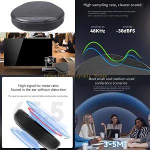 G8DB USB 스피커폰 소음 감소 에코 제거 무지향성 마이크