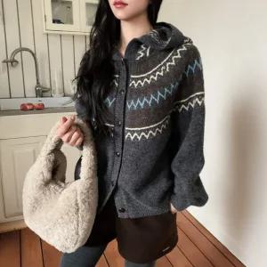 [요즘에] 네비노르딕후드가디건