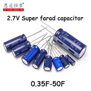 5PCS 슈퍼패럿 커패시터 2.7V 0.35F1F2F3.3F4F5F10F15F20F30F 이중층 R