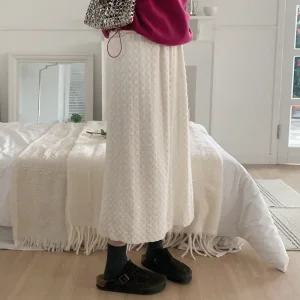 마비아 레이스 롱스커트