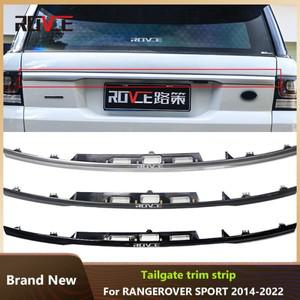 ROVCE 랜드로버 로버 스포츠 L494 2014- 용 자동차 리어 문짝 테일게이트 트렁크 몰딩 트림 커버 액세서리
