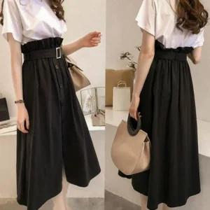 여성 데이트룩 하객룩 겨울 데일리코디 원피스 투피스 여름 파 린넨 허리밴딩치마 반