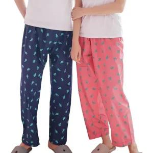 포이 특면 9부 플랜가든 커플파자마/잠옷/홈웨어/면파자마/파자마바지