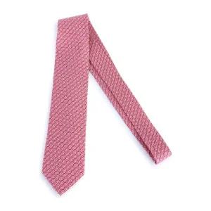 페라가모 핑크 패턴 실크 넥타이 768531 350948005
