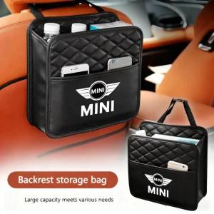 쓰레기 가방 쿠페용 클럽 자동차 보관 좌석 쿠퍼 맨 다기능 가죽 미니 컨 카 정리함 타이어용품