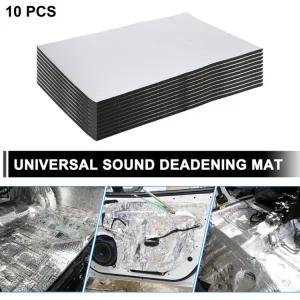 매트 40x25cm 호일 자가 도어 자동차 접착식 10개입 폼 후드 단열 방음 용 알늄