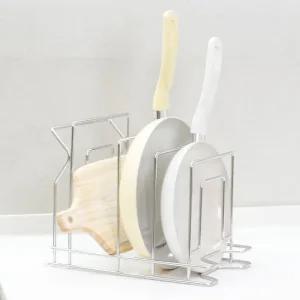 올스텐 304 시그니처 후라이팬정리대 도마 프라이팬 수납 거치대