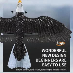 전투기 RC 기 무선 감지 독수리 드론 장난감 중력 비행 휴대용 충전식 폼