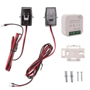 모니터 전력 Kwh 소비 80A 전기 스마트 클램프 측정기 AB34 CT 미터 에너지 Wifi