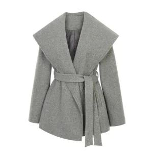 [롯데백화점]티뷰 숄카라 벨티드 누빔 자켓_V5D-VJK011