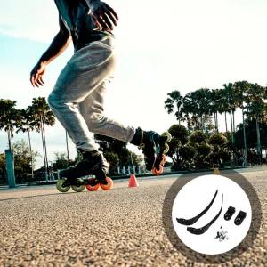 부품 스 신발 인라인 여성 조정 가능한 케이트보드용품 내구성 버클 롤러