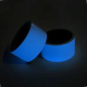 [골드스마일]잘라서사용 물에강한 자전거야광지 야광테이프 파랑 대형 5cm x 5m