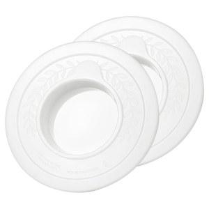 KitchenAid 7 쿼트 볼 리프트 스탠드 믹서와 호환되는 Ruioaw 2팩 믹서 볼 커버 6.9L 스테인리스 볼, 7 쿼트 볼 뚜껑 믹서 부품 액세서리, 흰색