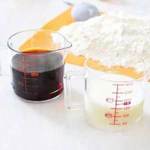 [골드스마일]이유식 쌀 조절 투명 플라스틱 계량컵 눈금 라면용