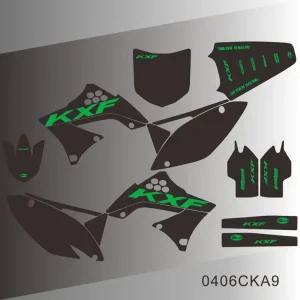 전체 2009 그래픽 데칼 배경 번호 스티커오토바이 2010 450F 2011 KX 사키 차량용스티커 정의 이름