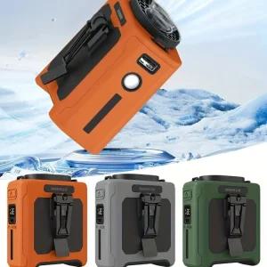 야외 휴대용 5단 허리 팬 셔츠 적합한 10000mAh 포함 가프 낚시에 40H 클램프 작업에