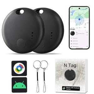 Android-2팩용 블루투스 트래커 Android용 에어 태그 러기지 태그는 Google의 Find Hub 장치 앱 키 수트케이스 백팩 지갑용 스마트 트래킹 태그와 함께 작동합니다