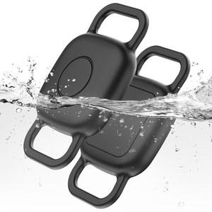 타일 라이프360 메이트 2024 2022 트래커용 DDJ 2팩 도그 칼라 홀더 고양이 및 애완동물 목걸이용 방수 실리콘 분실 방지 트래커 케이스 초내구성 간편한 설치 경량 블랙