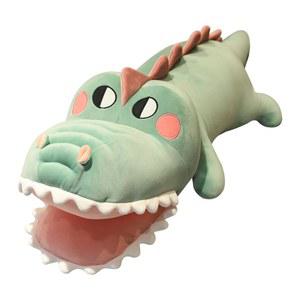 상어인형 악어인형 바디필로우 70cm 50cm 그린/지퍼 55cm
