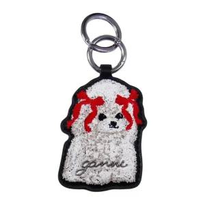 자수 시퀸 도그 보우 키링 B3010032 099