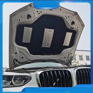 BMW 호환 X3 X4 G01 G02 2018 2020 차량용 프론트 후드 엔진 방화벽 매트 패드 커버 방음 단열재 YD