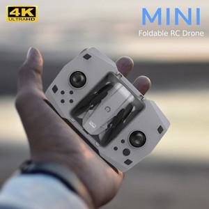 미니 소형 RC 드론 항공  4K HD 카메라 고정 높이 리모컨 비행기 WiFi FPV 접이식 쿼드콥터