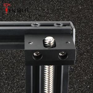 호환  토네이도 CR-10 ENDER-3 Ender-3 프로 메탈 Z-로드 베어링 홀더용 알루미늄 Z축 리드스크류 탑 마운