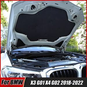 BMW 호환 X3 G01 X4 G02 2018-2022 자동차 후드 방음 흡음 폼 내열 도구 액세서리