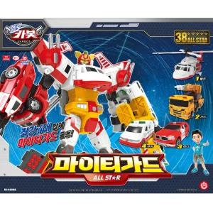 카봇 마이티가드 ALLSTAR 변신 합체 캐릭터 로봇 헬기 자동차