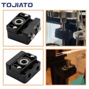 호환  248개 업그레이드된 Z축 T8 리드 스크류 상단 마운트 브라켓 Ender-3ProCR10 V2 Z-로드 베어링 홀더