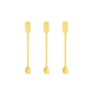 소소낫 실리콘 스푼 스파츌라 미니 멀티툴 옐로우 3개