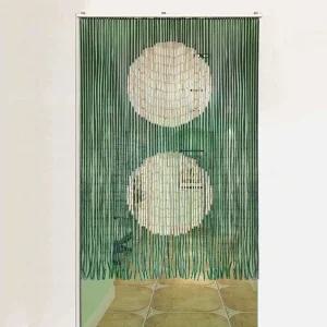 원형 패턴 비즈발 파티션 입구 장식 현관 가림막 커튼