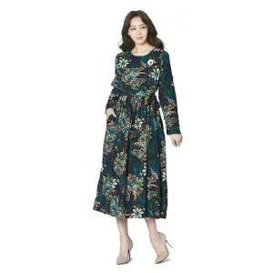 (7일간)에스닉라운드 빈티지 원피스