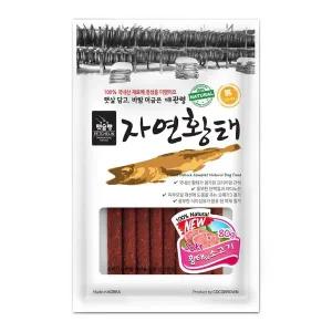 대관령 자연황태 소고기 스틱 80g X5개 강아지 간식
