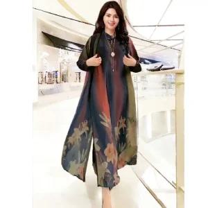 #네이먼롱재킷+원피스