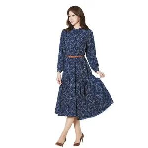 [우노핏]잔플라워원피스+벨트