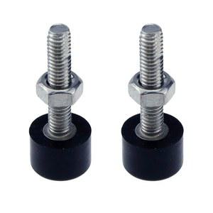 HNGSON 후드 조절기 범퍼 스토퍼 고무 스톱 볼트 너트 M4 20mm, 2개