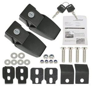 LABLT 스테인리스 스틸 후드 래치 락 캐치 랭글러 JK JKU JL JLU JT 2007-2023 교체용 블랙