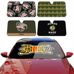 H-Humans Made Nigo 자동차 차양 커튼 태양 보호 앞 유리 자동 커버