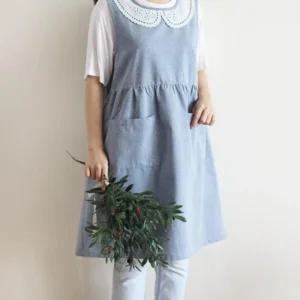 어린이집 유치원 보육교사 예쁜 원피스 앞치마 VKq8+8aVV