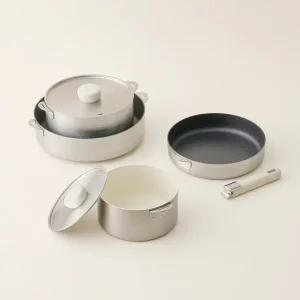 [모도리] 소담 스텐쿡웨어 4종 + 멀티핸들 세트