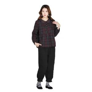 동지 솜 레이스 면 바지