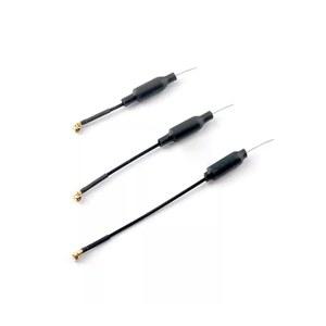 Mobula7 / Mobula7 HD 1S / Mobula8 마이크로 카본 파이버 FPV 레이싱 쿼드콥터 쿼드 프레임 키트 RC 드론 프레임용 해피모델 5.8G 2dBi 다이폴 U.FL 옴니 FPV 안테나 3개