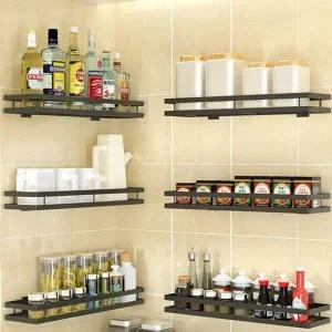 [골드스마일]주방 조미료 수납 벽면 거치 선반 정리대